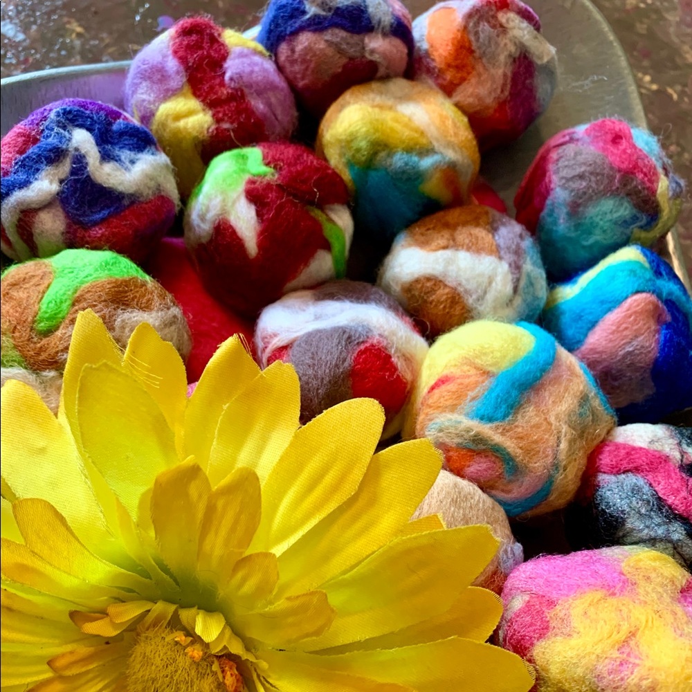 🌻 Decorative handmade felted soap 🧼 3 for $8